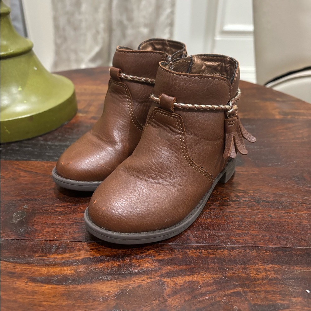 Brown Kids Ankle Boots kids 6